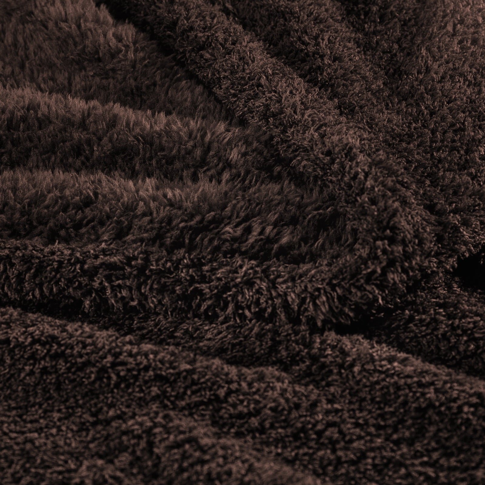 Lightweight Warm Fuzzy Fleece Throw Blanket for Couch Sofa, Lightweight Fluffy Solid Velvet Blanket, 50x60 Inches, Coffee - Luxury Knitted Decorative Throw Blanket with Fringes Detail