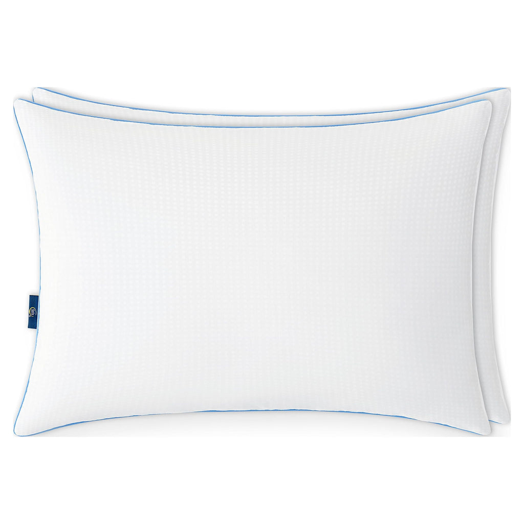 Decorative Plump Cool Nites Bed Pillow, Standard/Queen, 2 Pack - Hotel Quality Plush Sleeping Pillows Detail