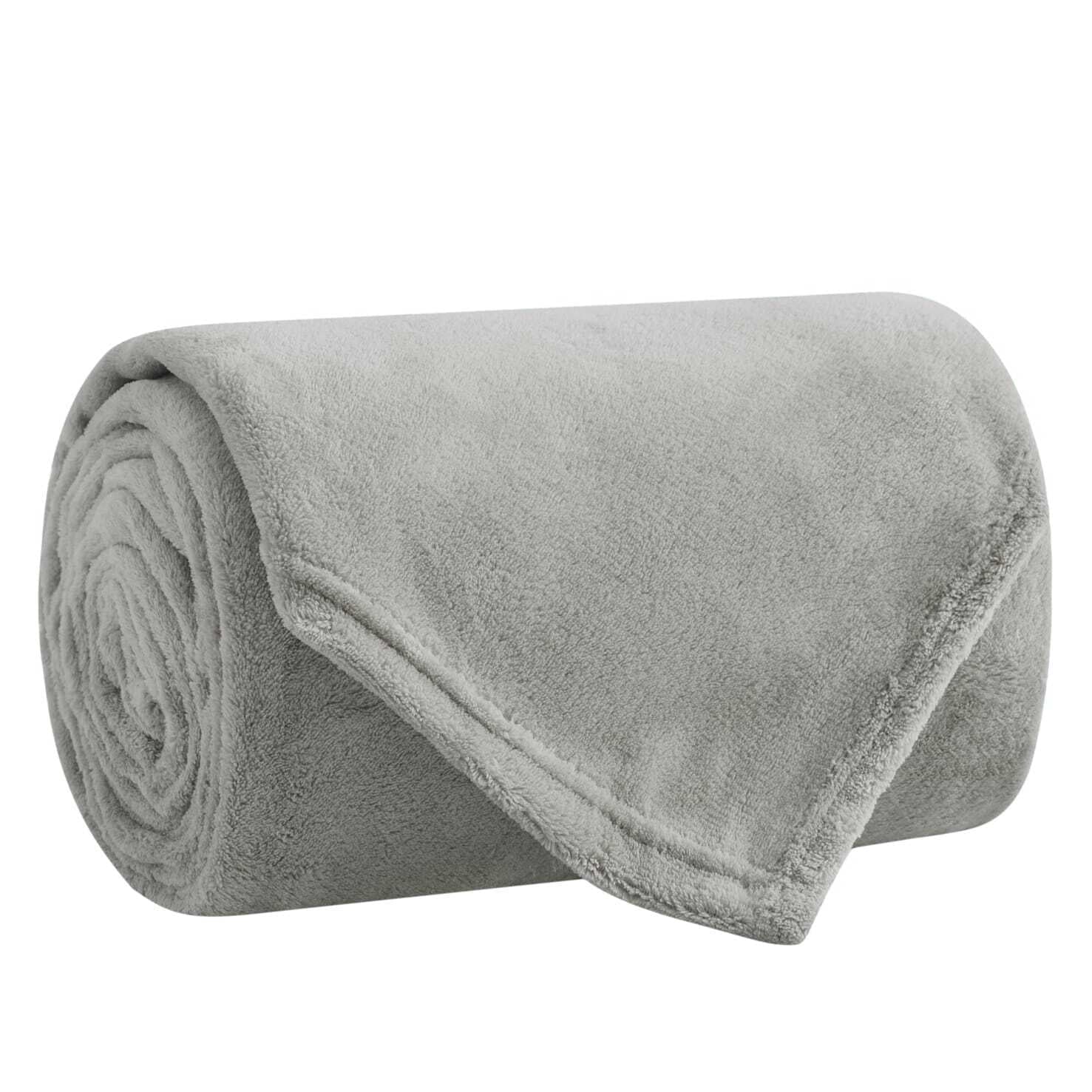 Reversible Sherpa Soft Throw Blankets - Multipurpose - Throw, Twin, Full, Queen, King - 17 DIFFERENT Colors! - Super Soft Reversible Sherpa Flannel Blanket Detail