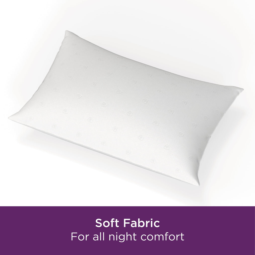 Orthopedic Support Bed Pillows, Standard/Queen (2 Count) - Orthopedic Shredded Foam Bed Pillow Set Detail