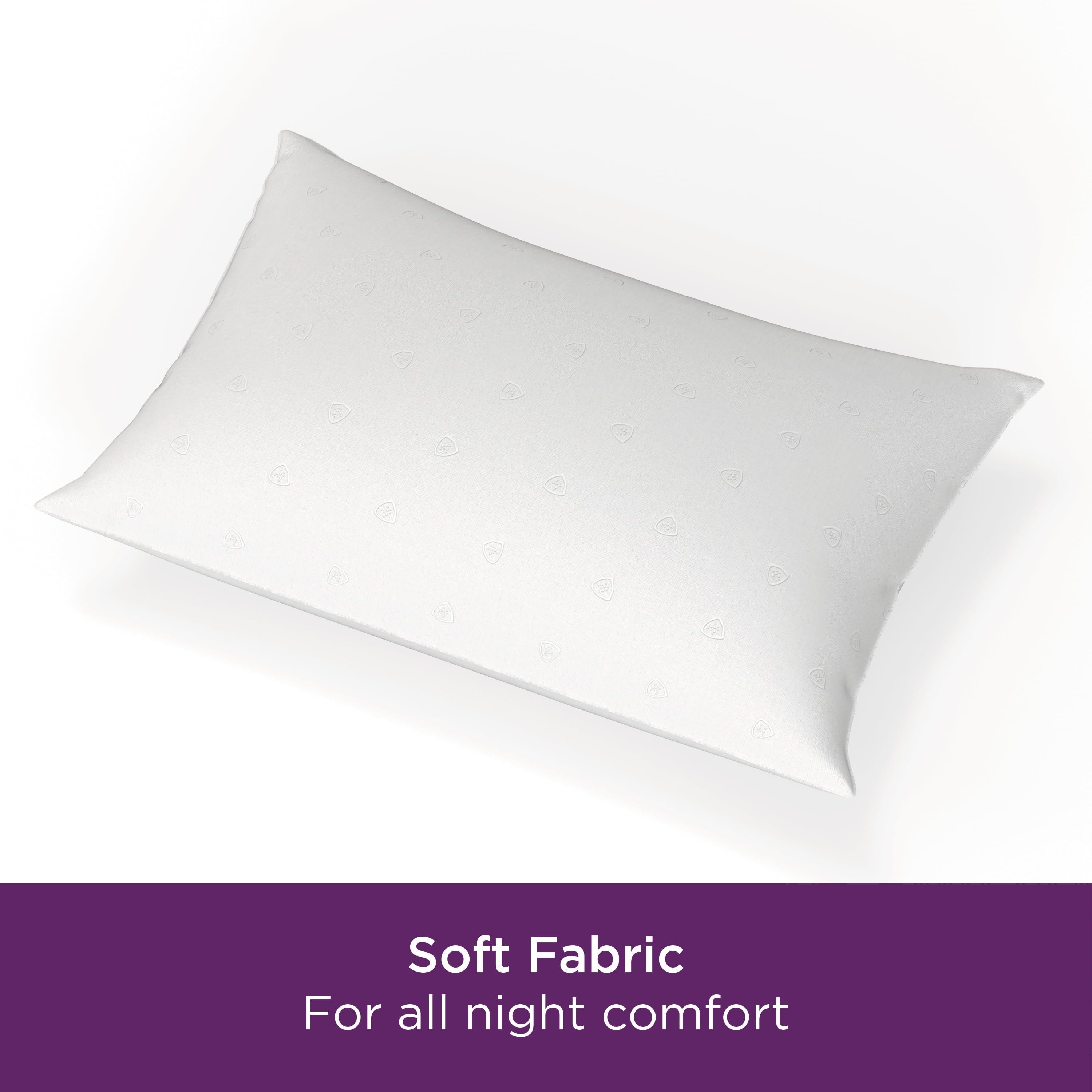 Orthopedic Support Bed Pillows, Standard/Queen (2 Count) - Orthopedic Shredded Foam Bed Pillow Set Detail