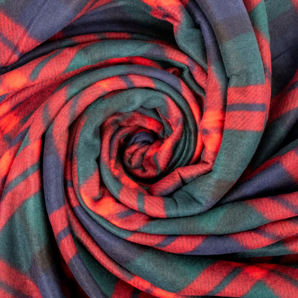 Super Soft Flannel Single Plaid Color 60"L x 50"W Fleece Throw Blanket for Fall, Winter, Spring, Summer, Men, Women, Children & Pets in ... - Luxury Knitted Decorative Throw Blanket with Fringes Detail
