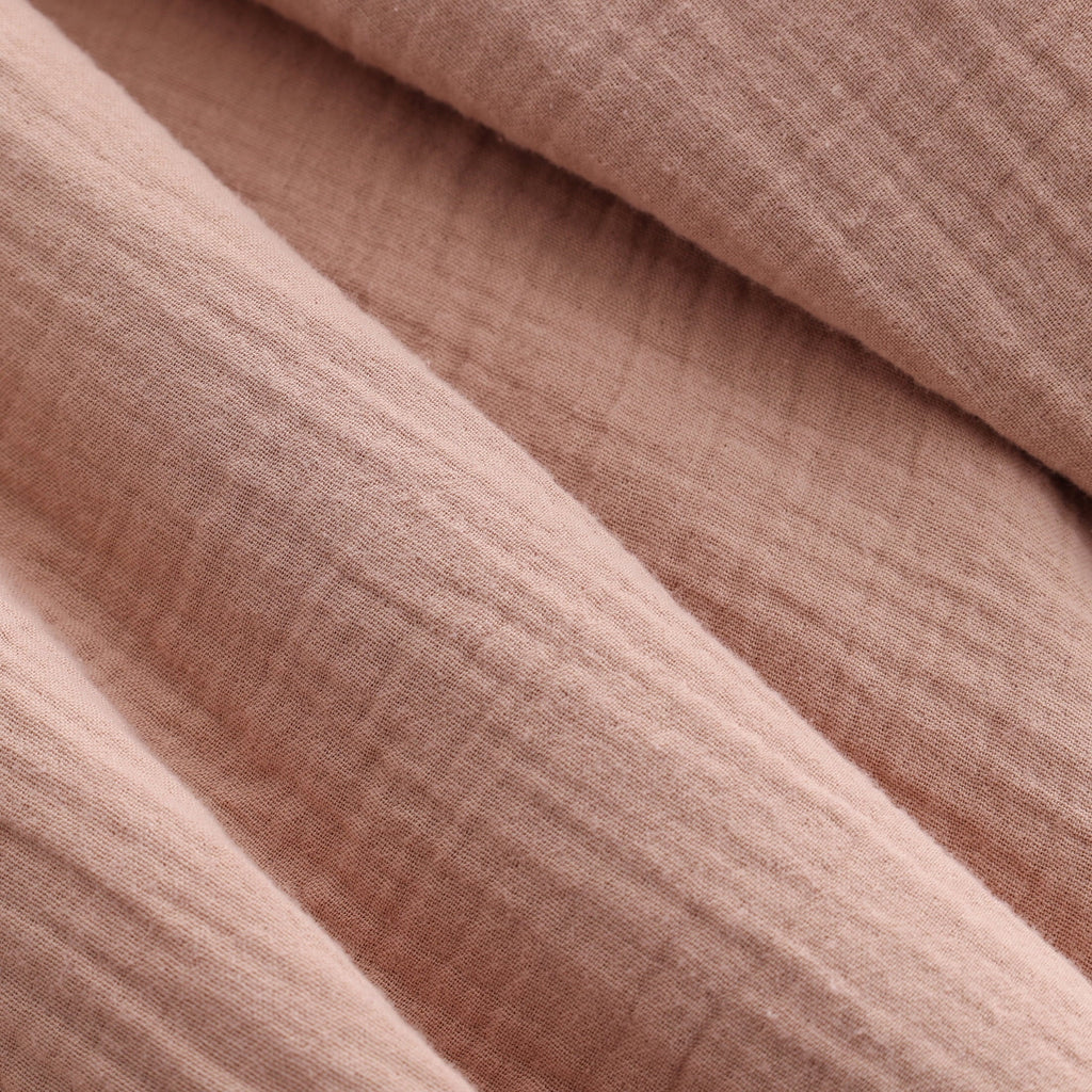Decorative Knitted Gauze Reverse to Cozy Knit Super Soft Throw Blanket, Oversized, Antique Blush - Super Soft Reversible Sherpa Flannel Blanket Detail
