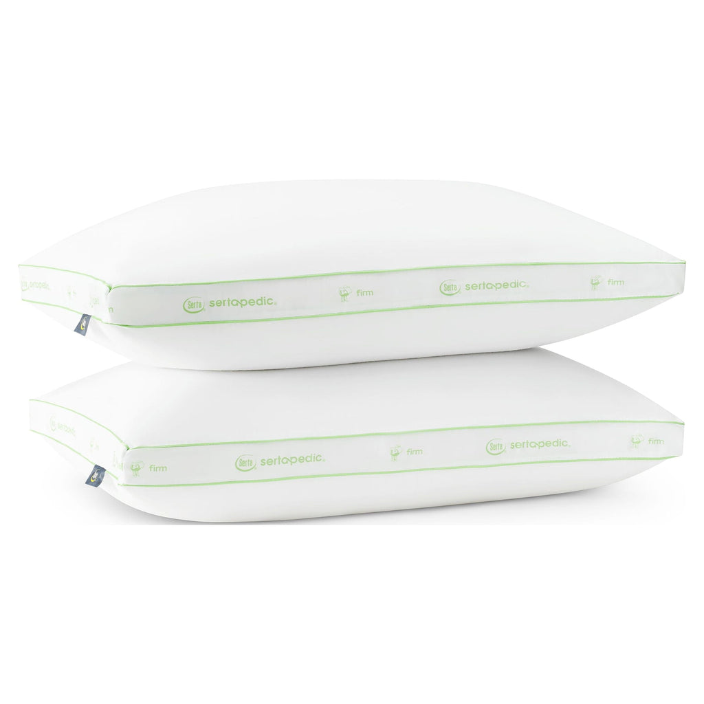Fluffy Shredded Firm Bed Pillow, Standard/Queen, 2 Pack - Hotel Quality Plush Sleeping Pillows Detail