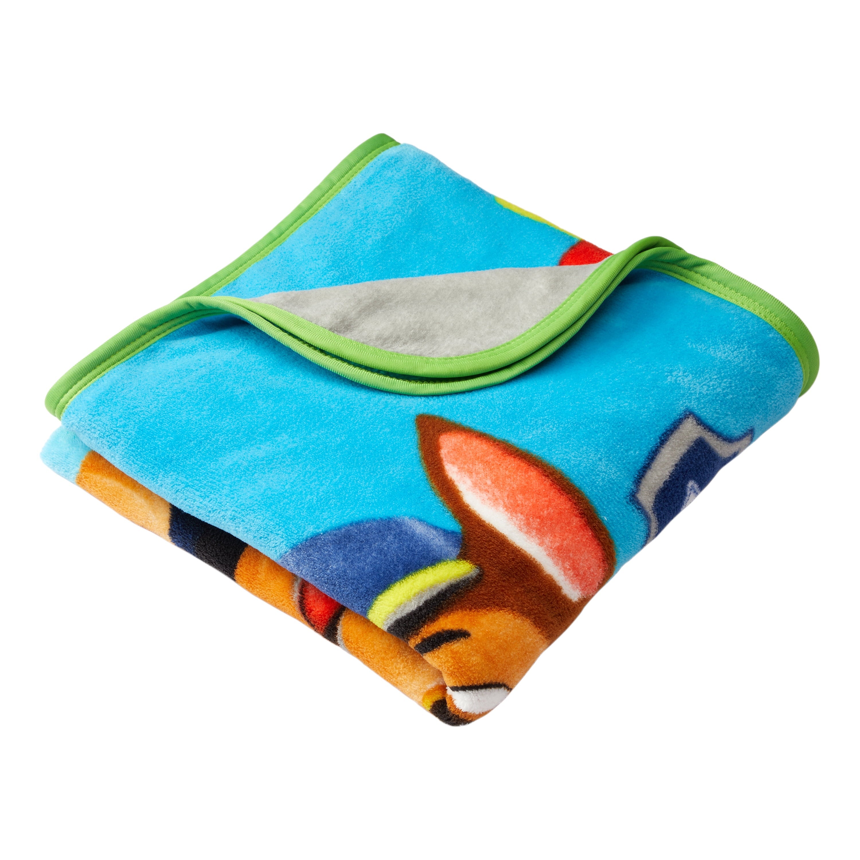 Decorative Knitted Kids Coral Fleece Throw, 46 x60 - Lightweight Plush Warm Blanket for All Seasons Detail
