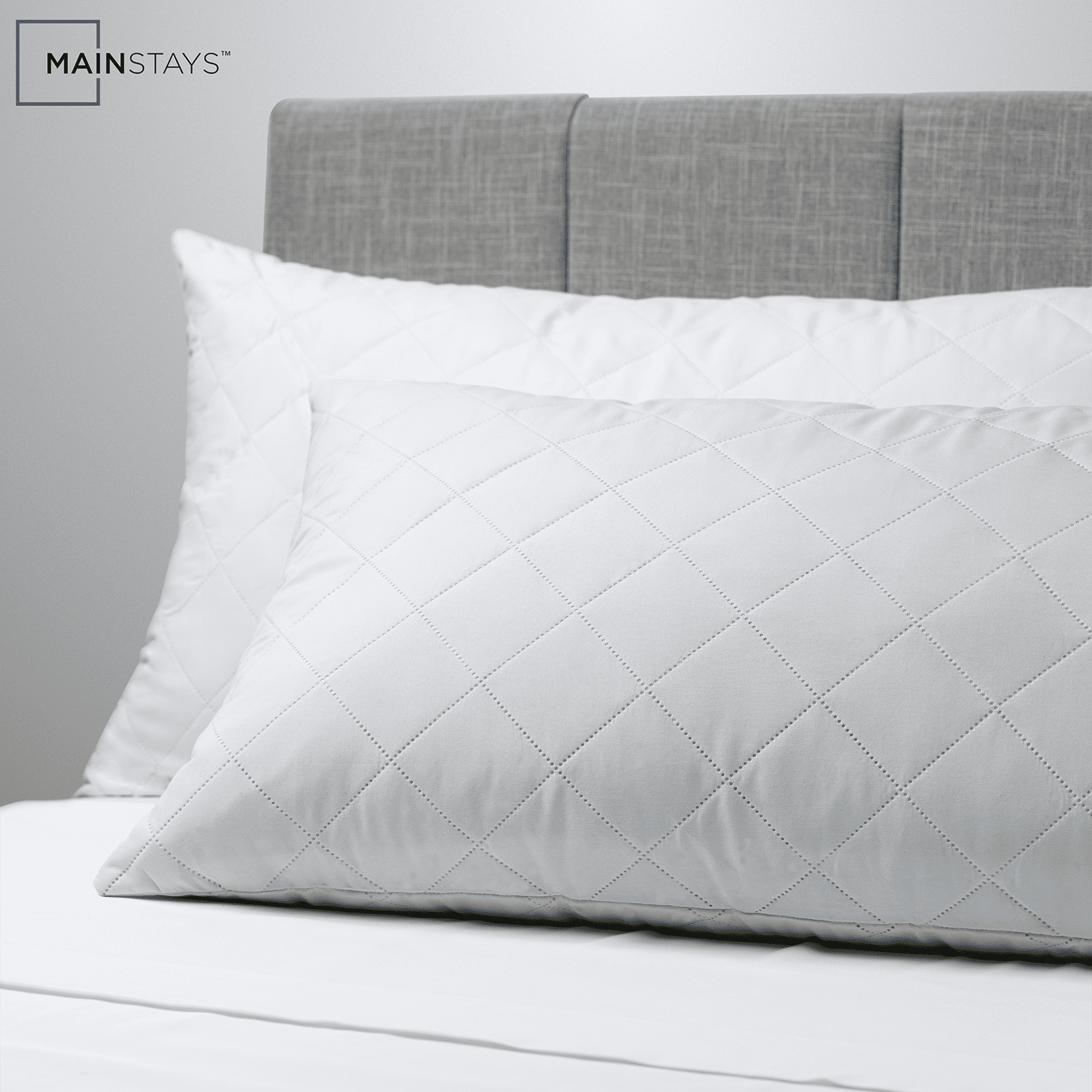 Hotel Collection Memory Foam Cluster Bed Pillow, Standard Queen - Hotel Quality Plush Sleeping Pillows Detail