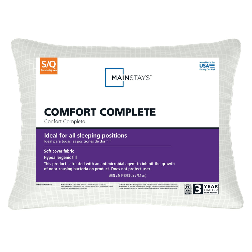 Fluffy Shredded (18 pack) Bed Pillow, Standard/Queen - Orthopedic Shredded Foam Bed Pillow Set - Default Title