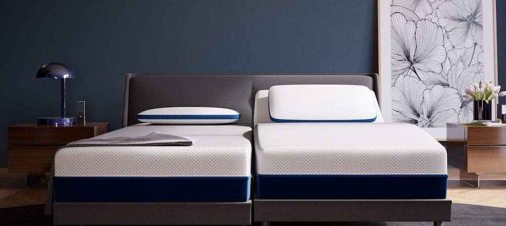 Cooling Sateen Split-California King Bed Sheet Set (5-Pieces) Adjustable Bed Sheets - 800 Thread Count 100% Egyptian Cotton - 15" De... - Premium Ultra-Soft Pillowcase Pair for Sleeping Detail