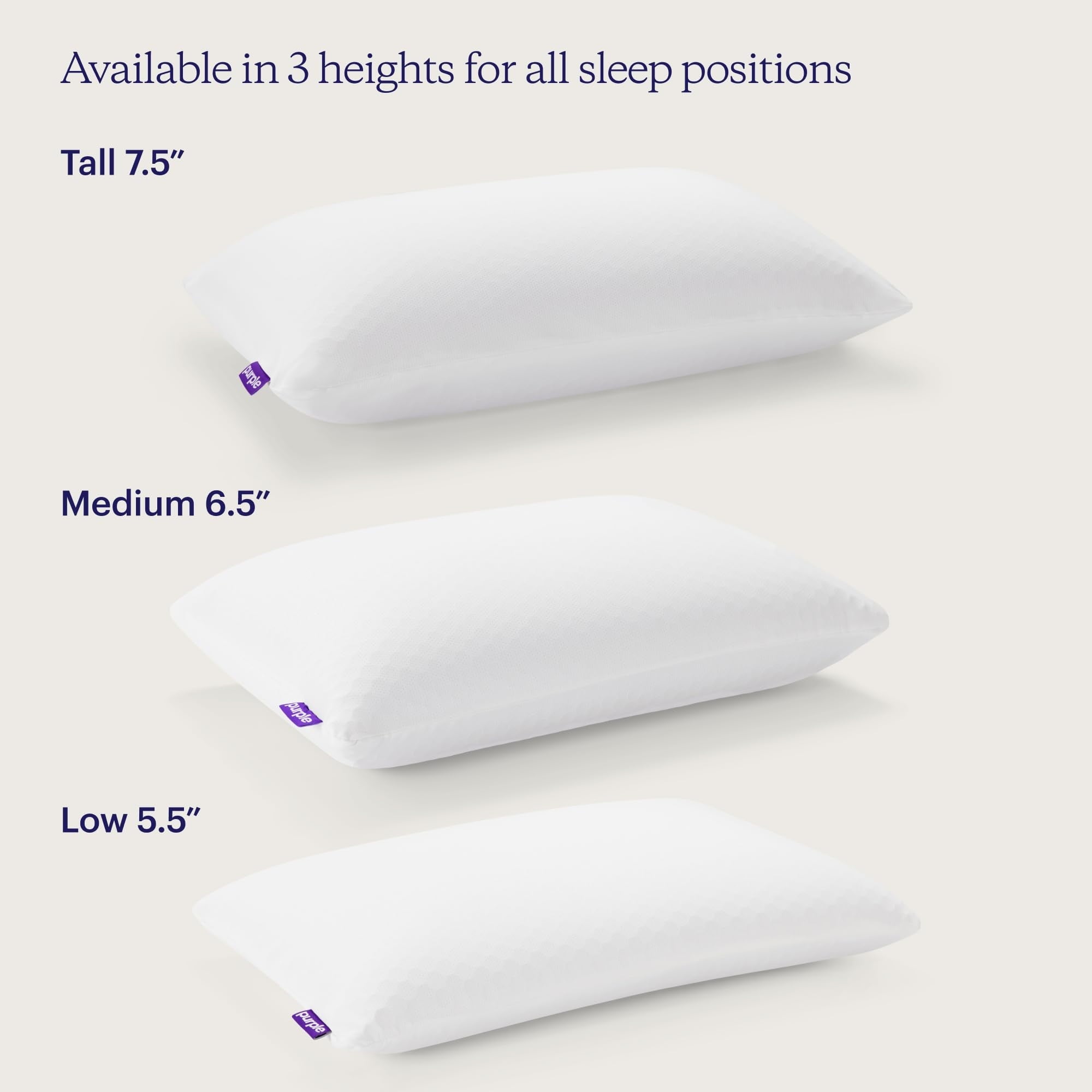 Hotel Collection Harmony Medium Standard Bed Pillow - Hypoallergenic - Hotel Quality Plush Sleeping Pillows Detail