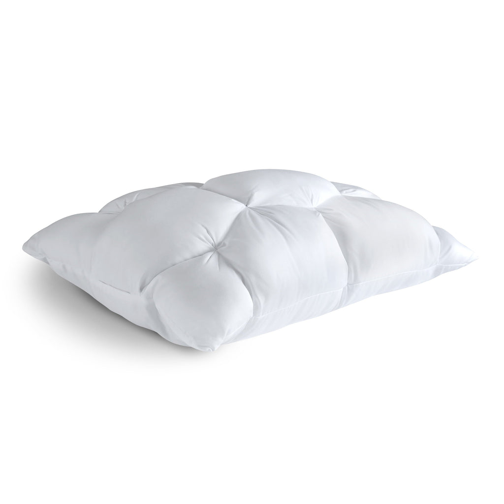 Decorative Plump Down Alternative Cloud Luxe Bed Pillows, Standard/Queen - Adaptive Huggable Core (2 Pack) - Ergonomic Memory Foam Pillow for Neck Pain Support Detail