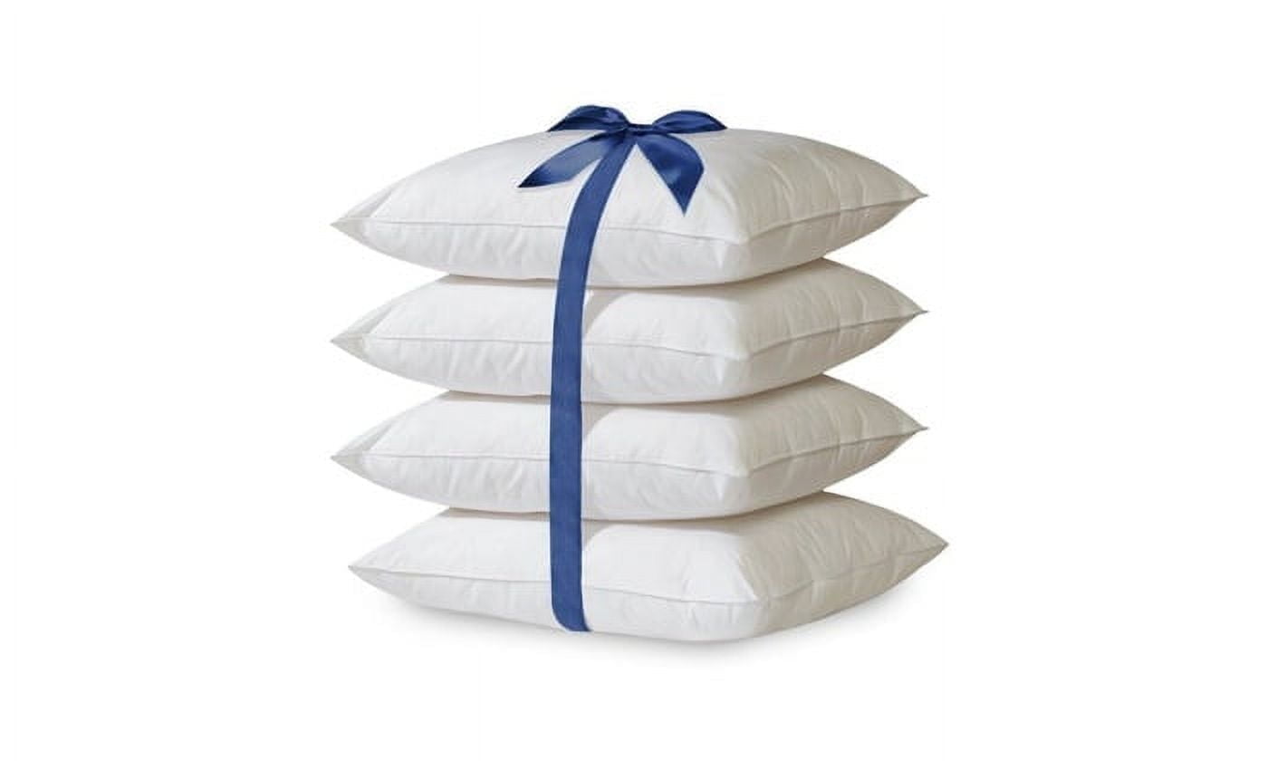 Orthopedic Support 2-Pack Hypoallergenic Down-Alternative, Throw Pillow Inserts (20" x 20") - Hotel Quality Plush Sleeping Pillows - Default Title