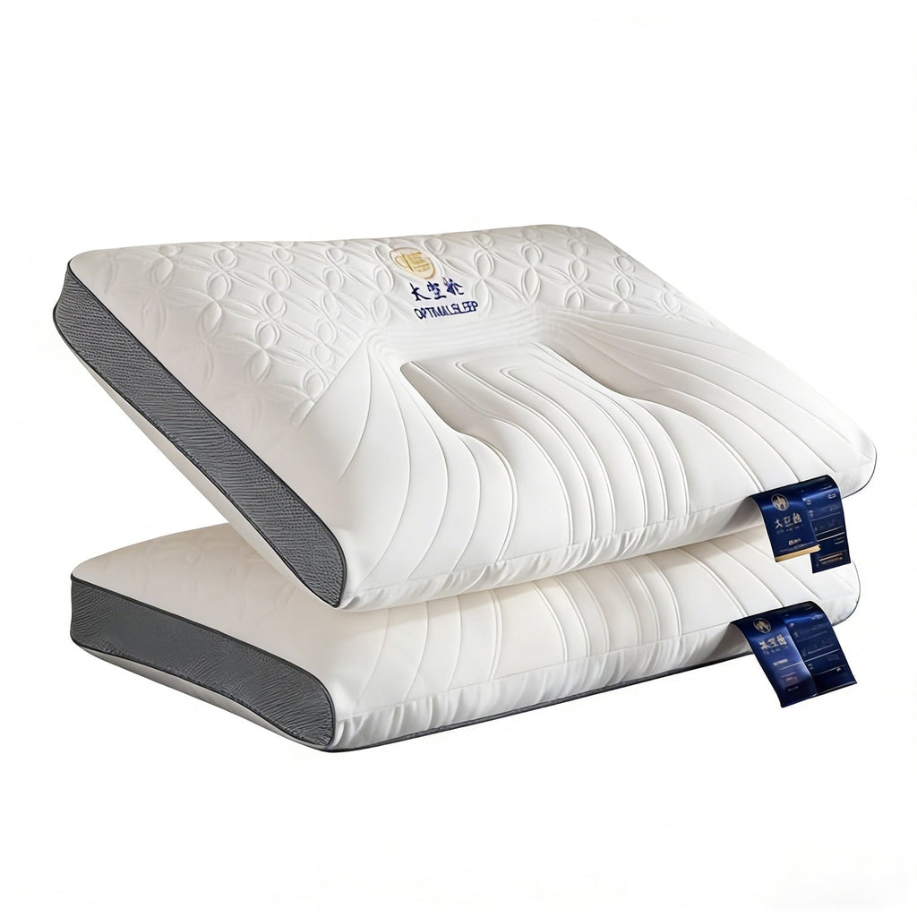 Orthopedic Support 2-Pack Space Capsule Bed Pillow (29.13" x 18.9") - Plush and Supportive - Orthopedic Shredded Foam Bed Pillow Set - Default Title