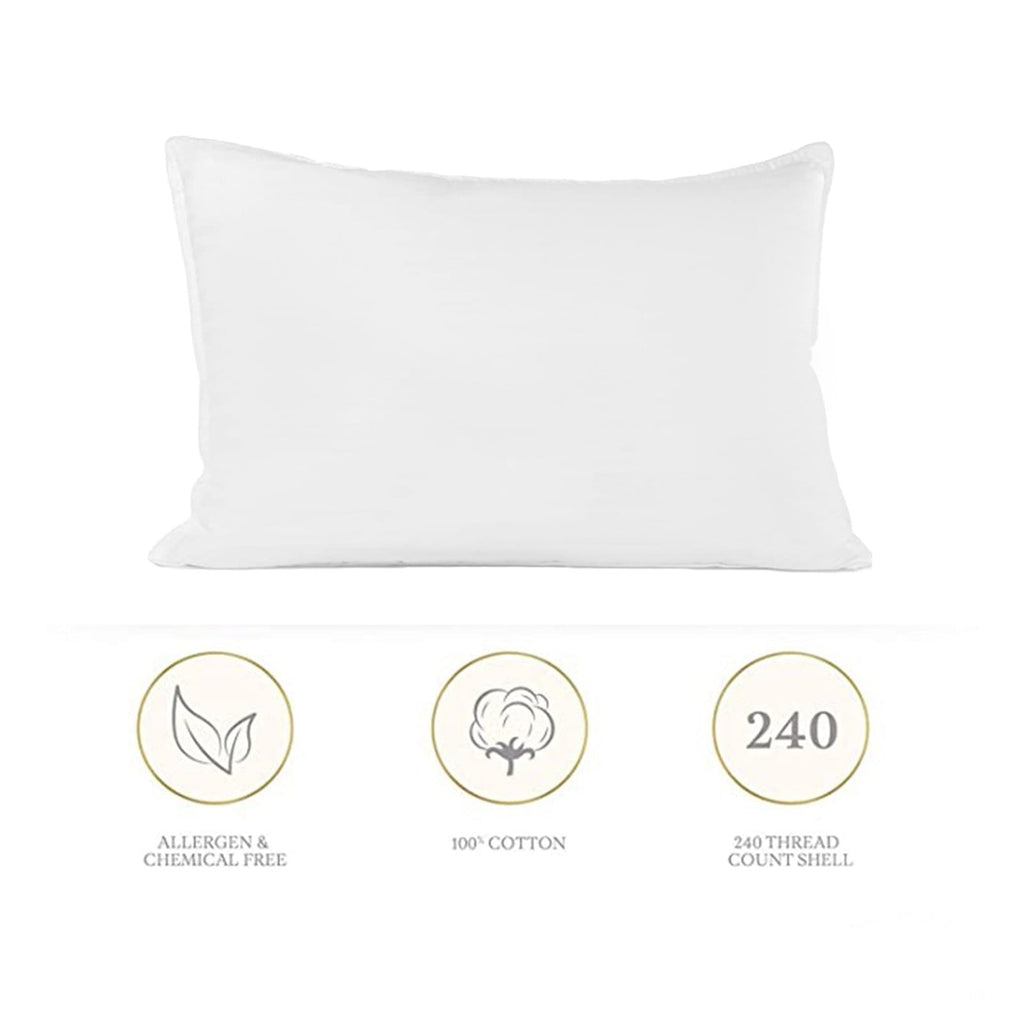 Fluffy Shredded Pillows Standard Size Set of 2, Bed Pillows for Sleeping, Standard Pillows 2 Pack for Back, Stomach or Side Sleepers,... - Hotel Quality Plush Sleeping Pillows Detail