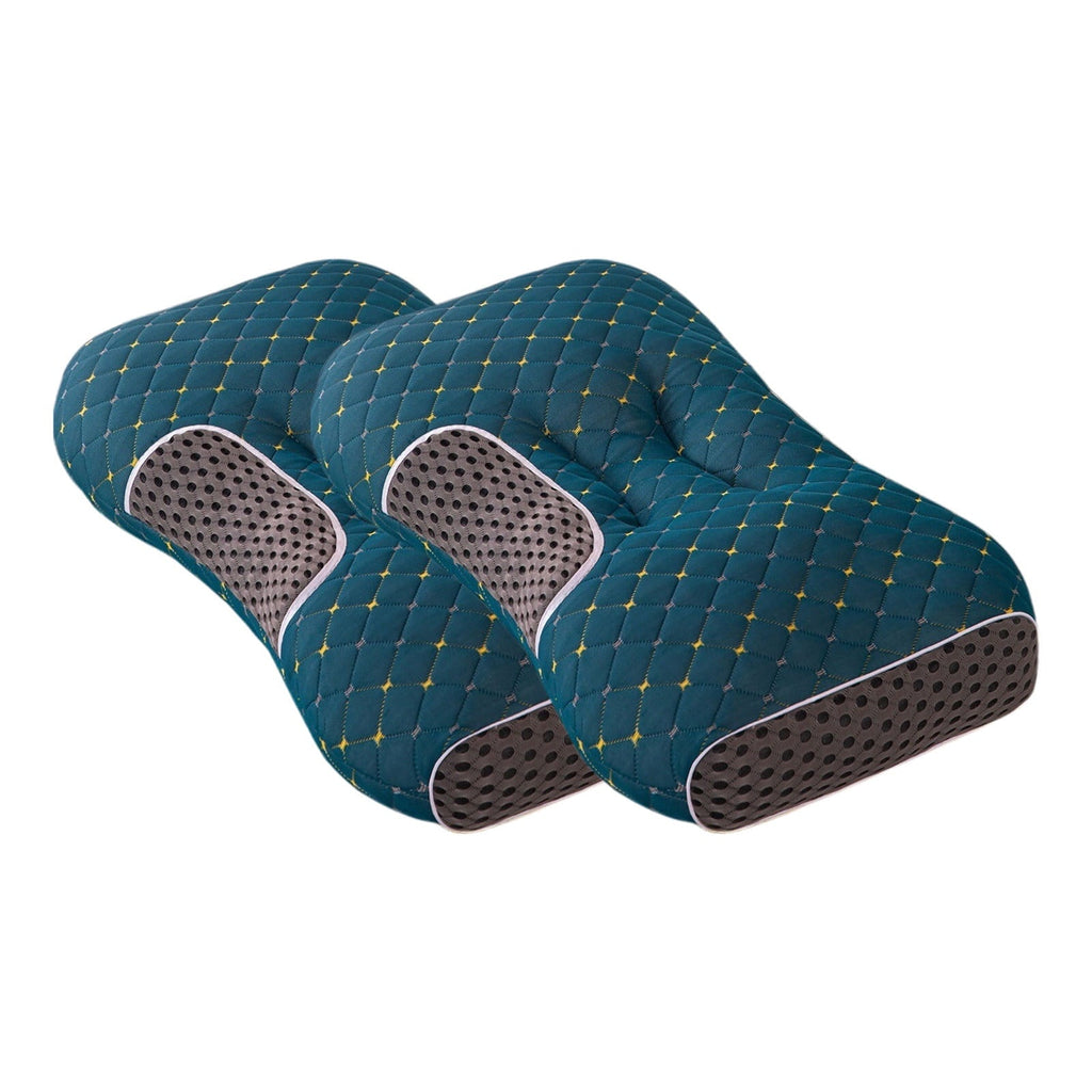 Orthopedic Support 2-Pack Orthopedic Cervical Pillows For Deep Sleep Support - Non-Collapsing Memory Foam Pillow With Neck Pain Relief, ... - Hotel Quality Plush Sleeping Pillows Detail