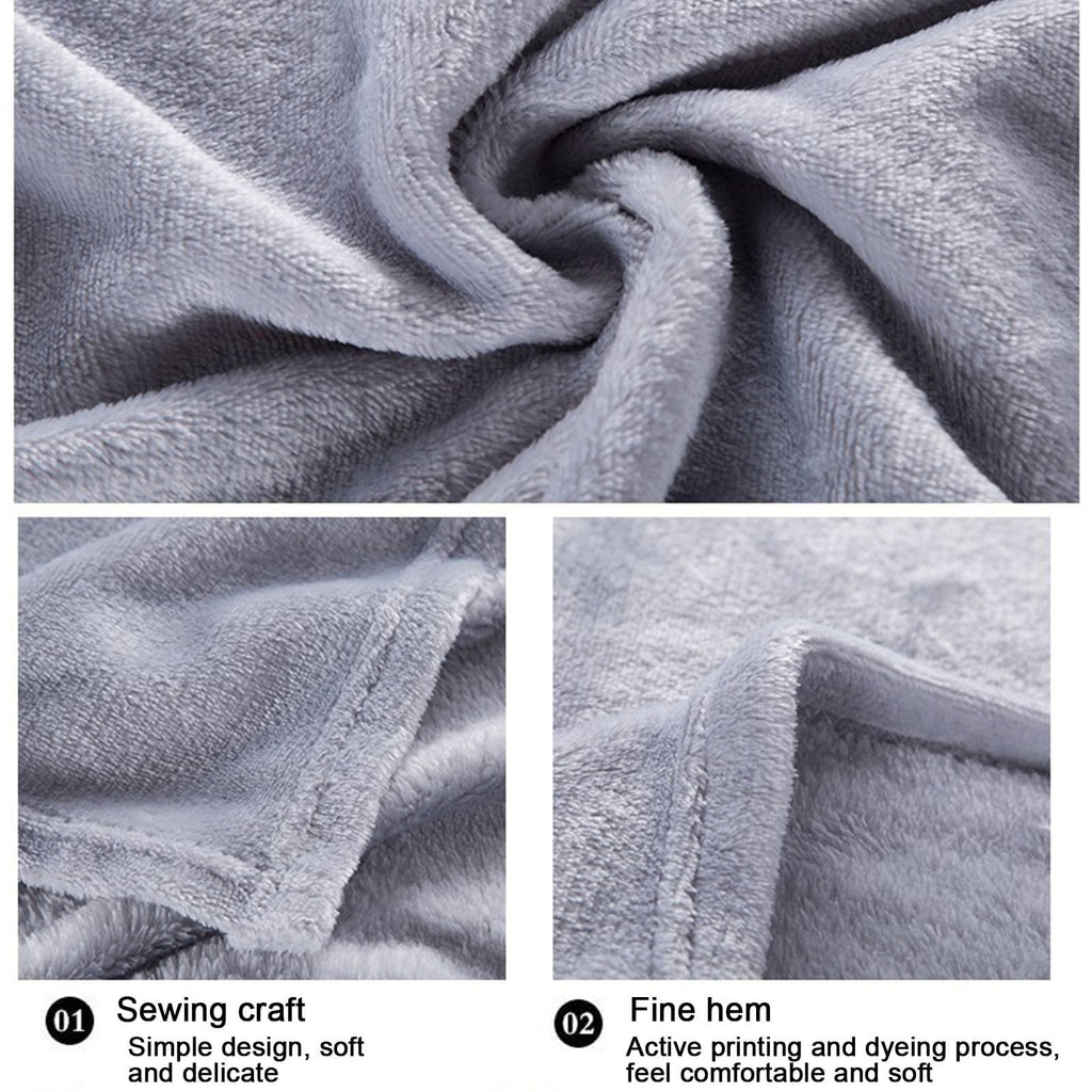 Super Soft Flannel Under $5 Flannel Blanket 27.56X39.37 Inches Blanket Soft Cozy Throw Blanket for Couch, Bed, Household Blanket for All... - Lightweight Plush Warm Blanket for All Seasons Detail