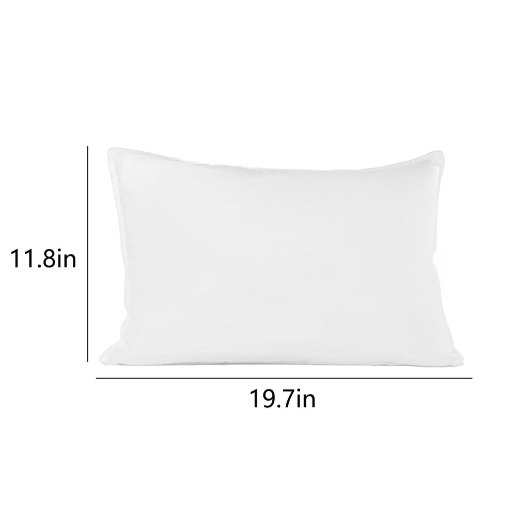Fluffy Shredded Pillows Standard Size Set of 2, Bed Pillows for Sleeping, Standard Pillows 2 Pack for Back, Stomach or Side Sleepers,... - Hotel Quality Plush Sleeping Pillows Detail