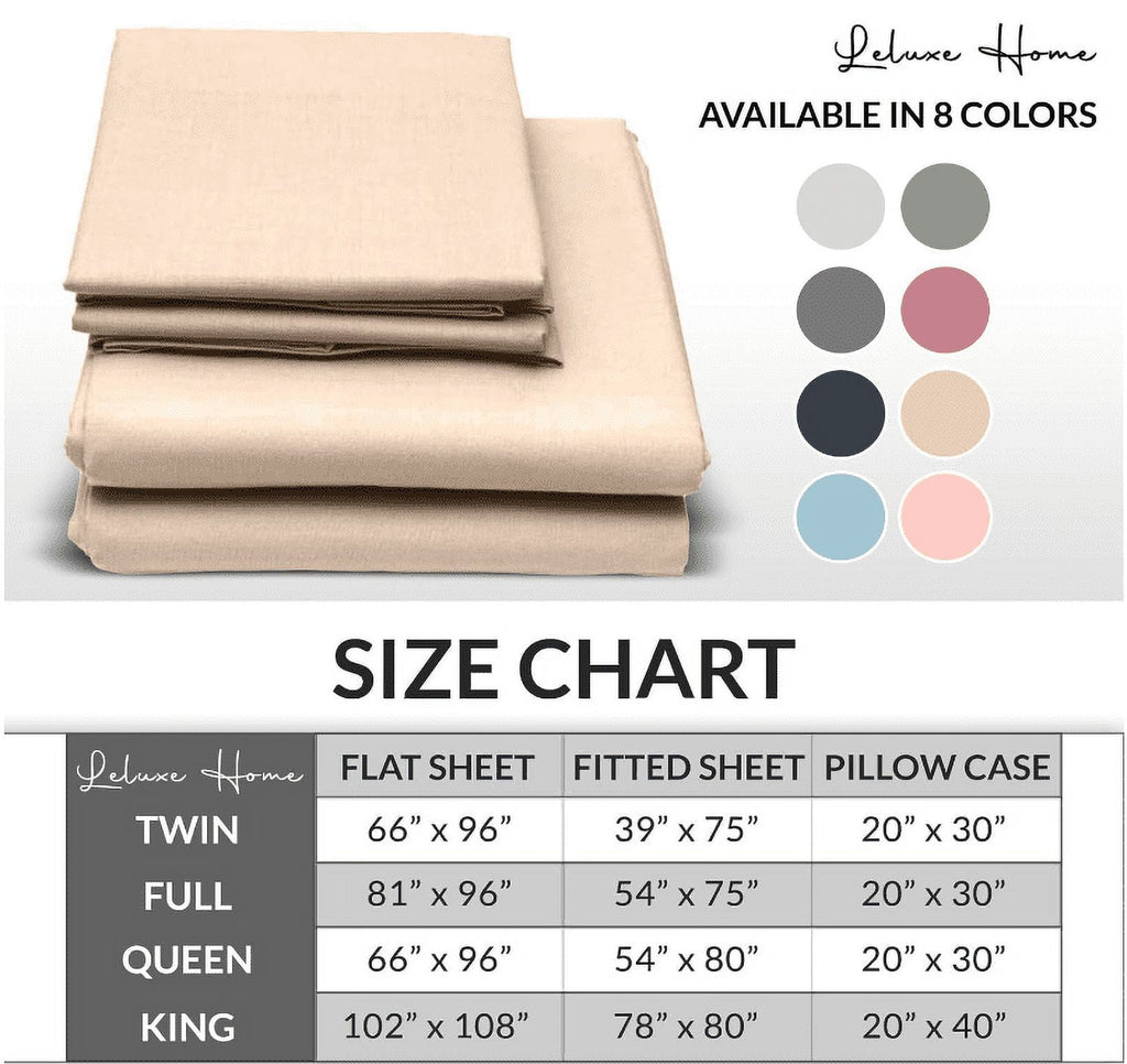 Wrinkle-Resistant 4-Piece Full Pink Sheet Set - Cooling, Wrinkle-Free - Cooling Hotel Quality Bedding Sheets and Pillowcases Detail