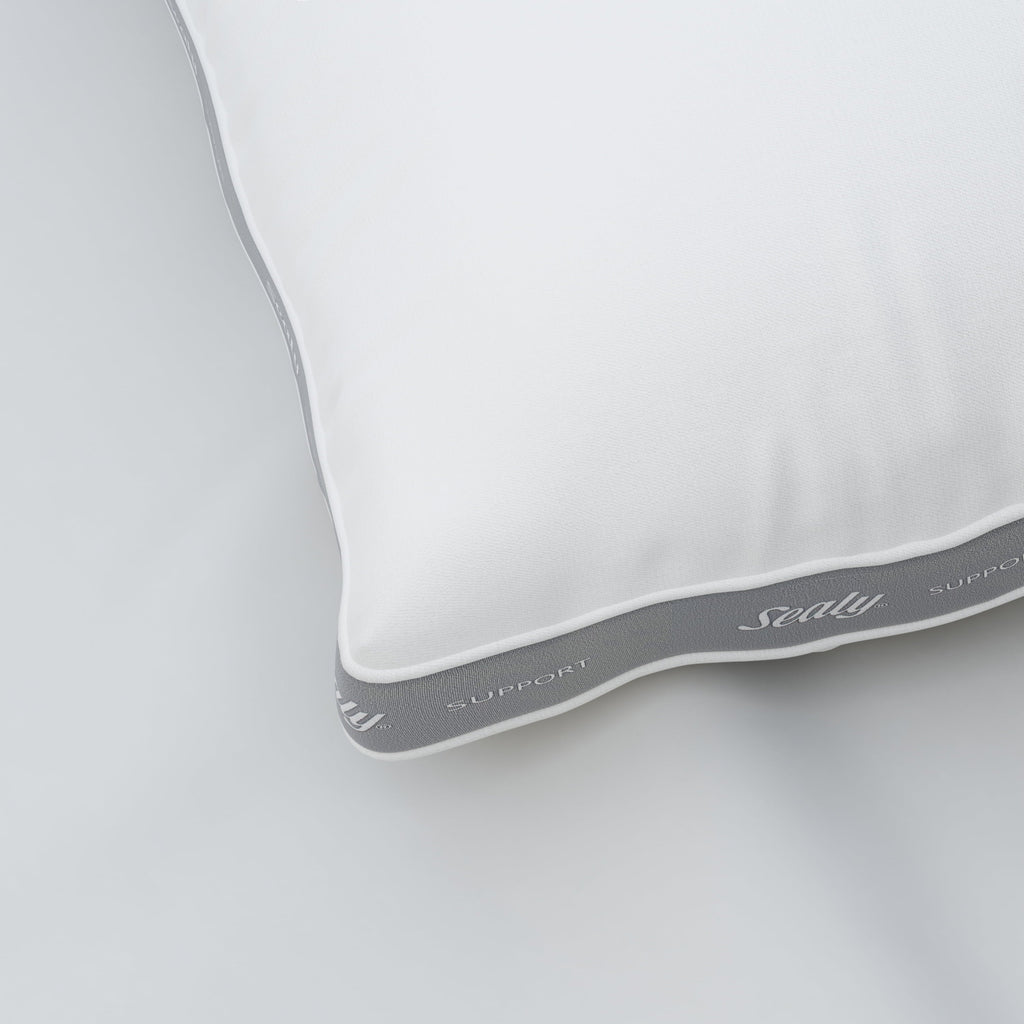Decorative Plump Extra Firm Support Foam Core Pillow 2pk, King - Ergonomic Memory Foam Pillow for Neck Pain Support Detail