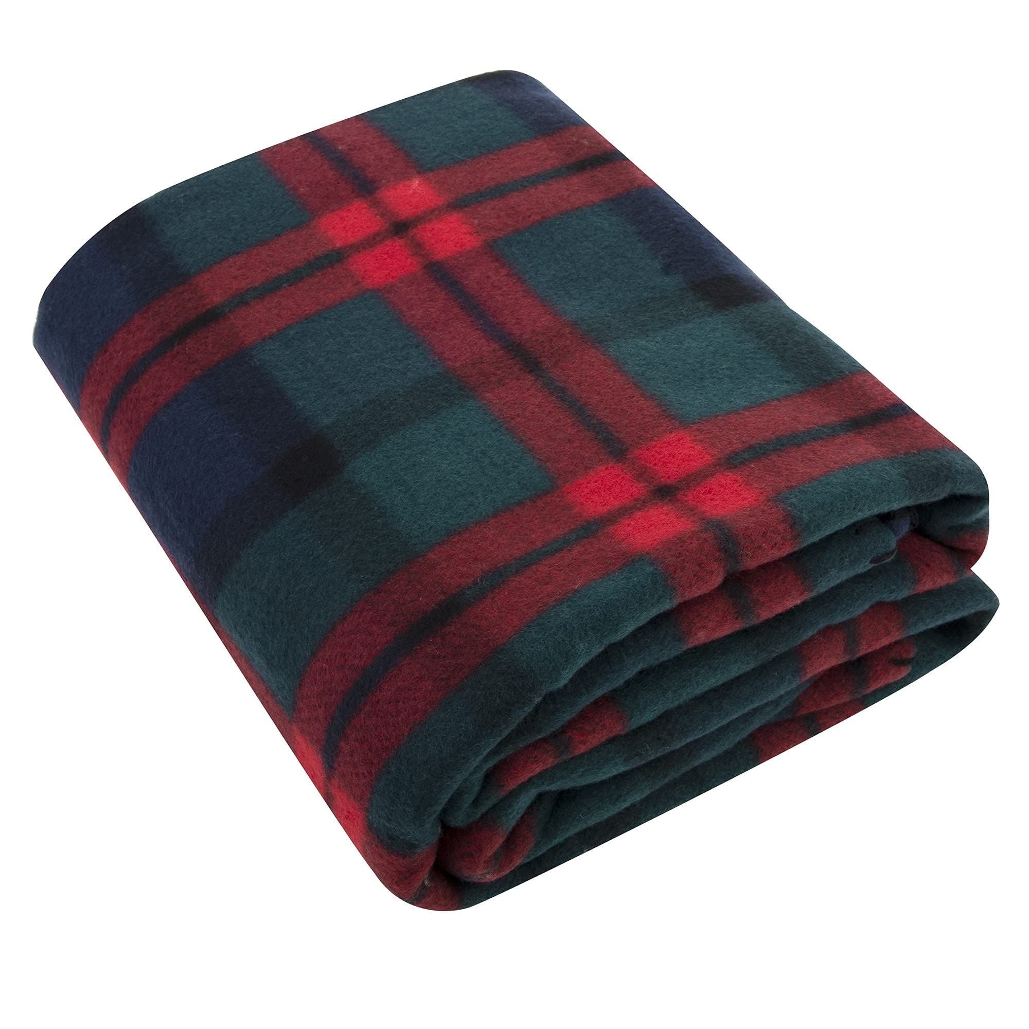 Super Soft Flannel Single Plaid Color 60"L x 50"W Fleece Throw Blanket for Fall, Winter, Spring, Summer, Men, Women, Children & Pets in ... - Luxury Knitted Decorative Throw Blanket with Fringes Detail