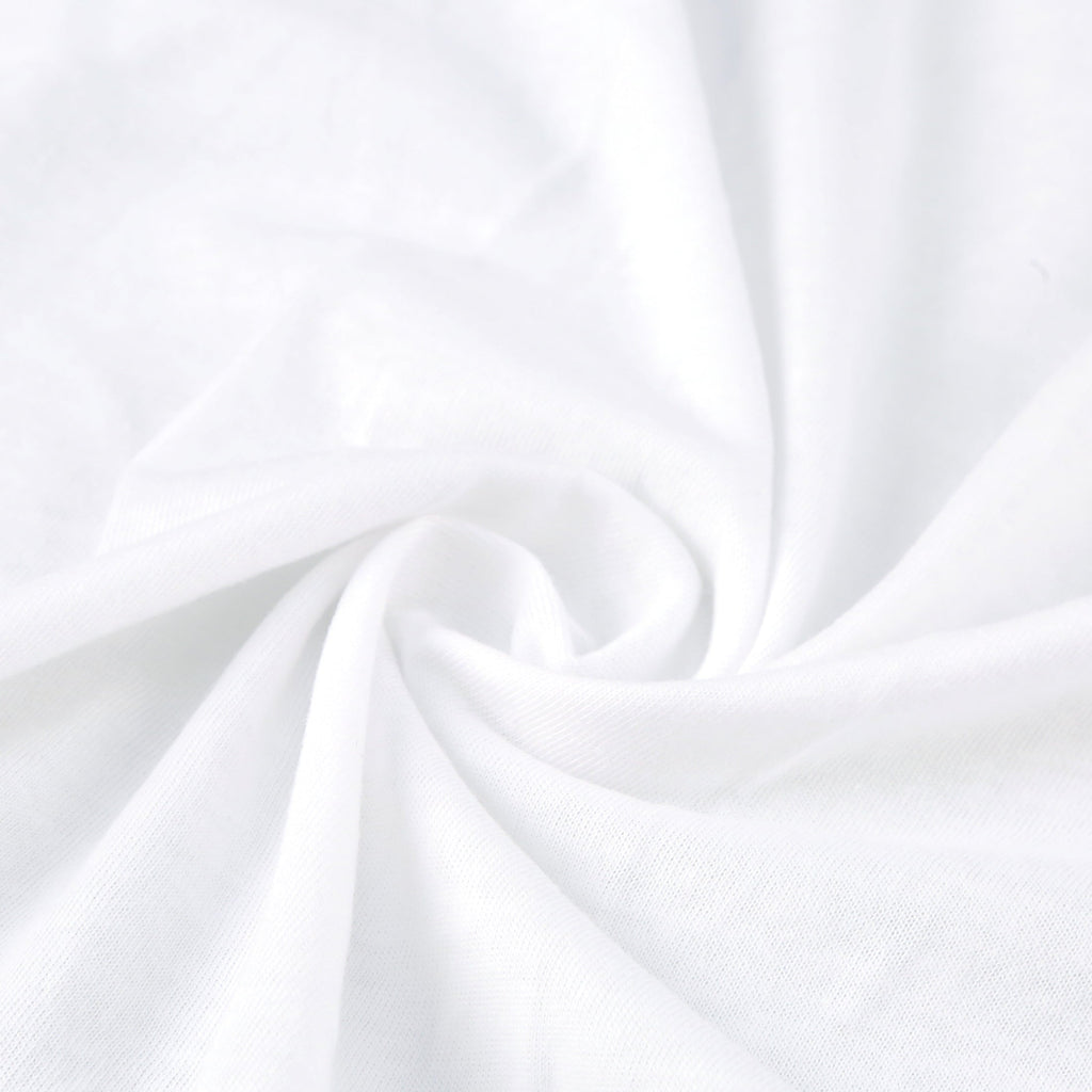 Wrinkle-Resistant TL Care 100% Natural Breathable Cotton Jersey Knit Fitted Bassinet Sheet, White, 15" x 33", Soft Breathable, for Boys... - Cooling Hotel Quality Bedding Sheets and Pillowcases Detail