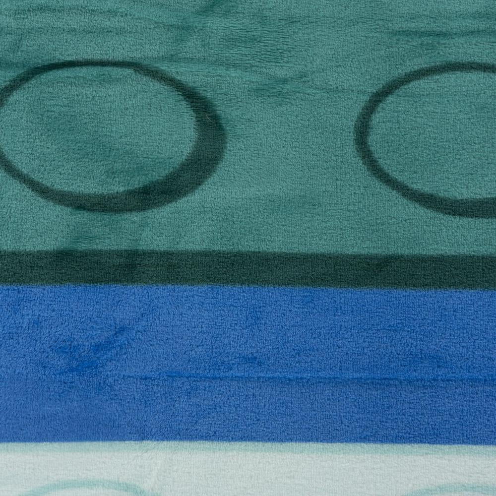 Reversible Sherpa Master Builder Kids Blue Silk Touch Throw Blanket 62" x 90" Ultra-Soft and Cozy - Cozy Fleece Throw Blanket for Couch & Bed Detail