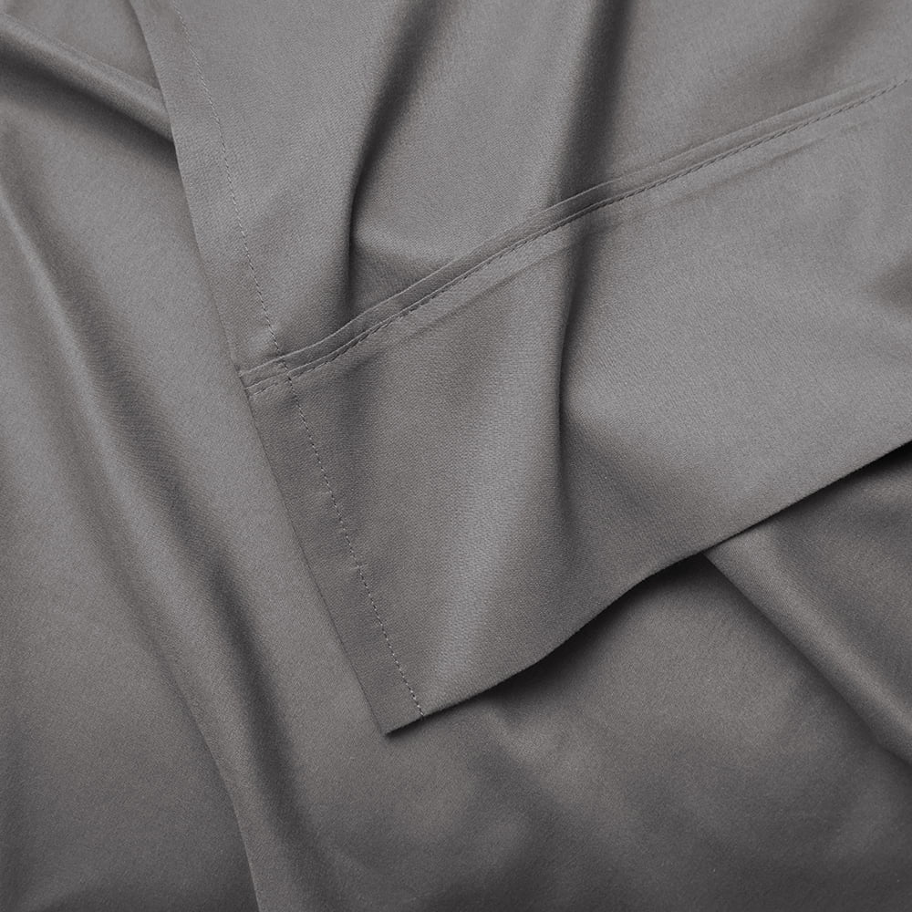 Wrinkle-Resistant So Soft 3-Piece Dark Gray Sheet Set, Twin - Cooling Hotel Quality Bedding Sheets and Pillowcases Detail