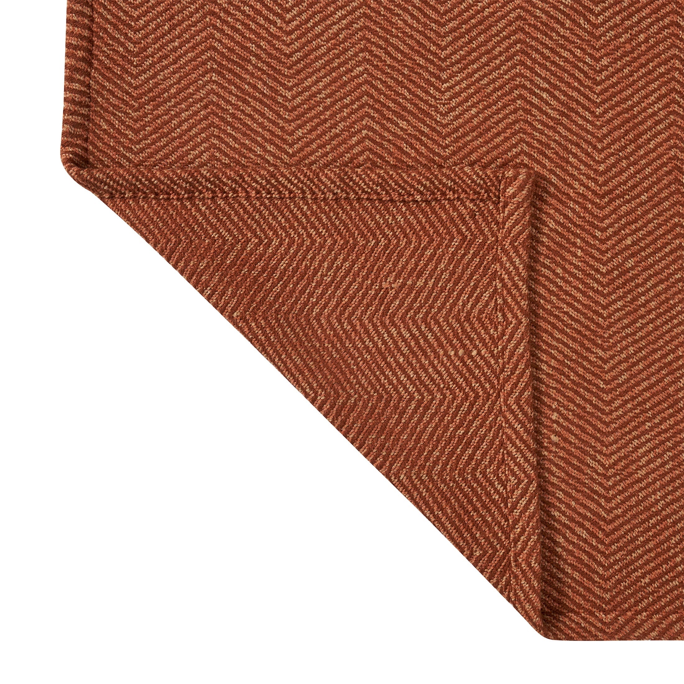 Lightweight Warm Beautiful Rust Woven Herringbone Throw , 50" x 60" - Cozy Fleece Throw Blanket for Couch & Bed Detail