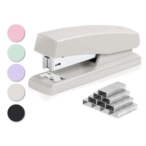 Smart Home Deli Stapler, Desktop Staplers with 640 Staples, Office Stapler, for Daily Use