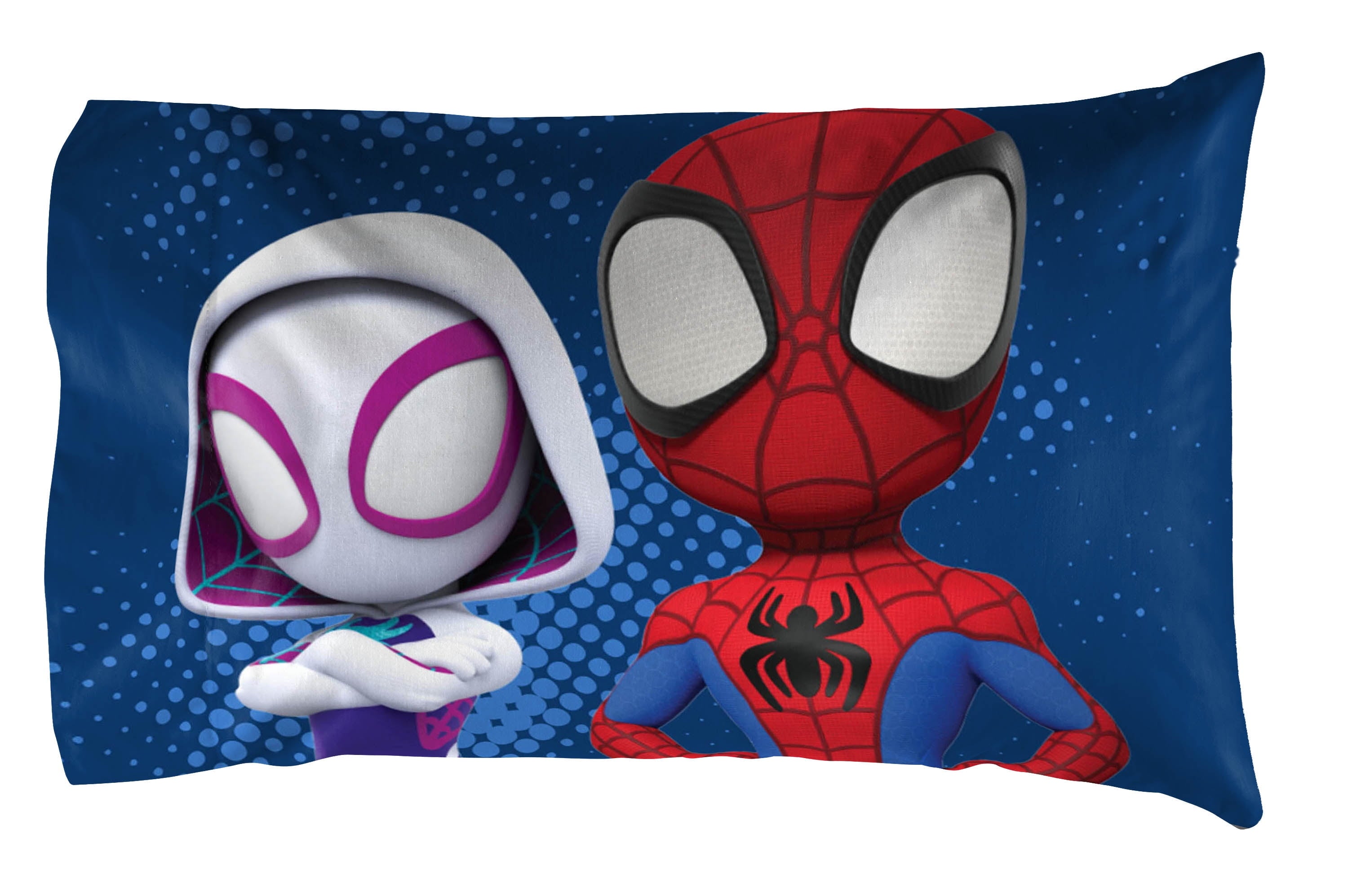 Luxurious Quilted Spidey Amazing Friends Kids 2-Piece Twin/Full Reversible Comforter Set, Microfiber, Red - All-Season Down Alternative Comforter Insert Detail