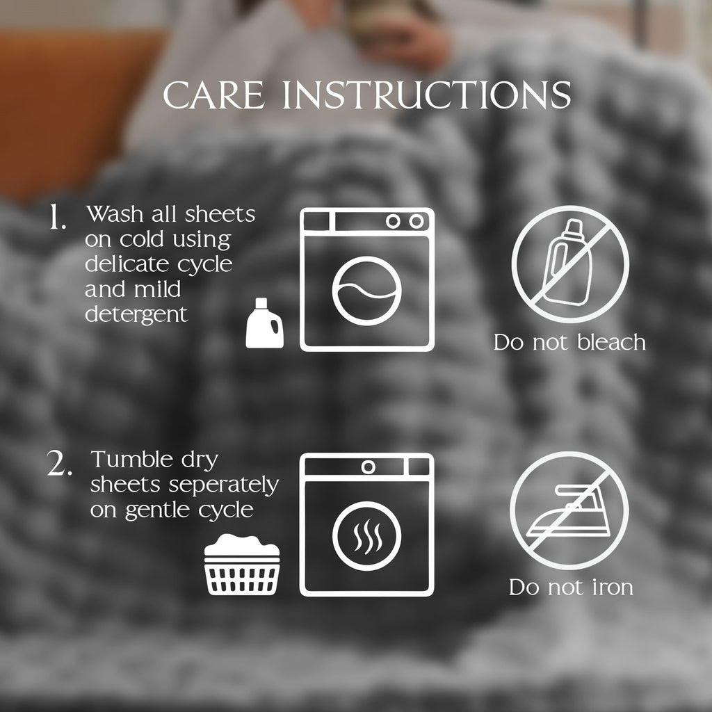 Super Soft Flannel Serenade Gray Textured Faux Fur Throw Blanket, 50 x 70 - Lightweight Plush Warm Blanket for All Seasons Detail