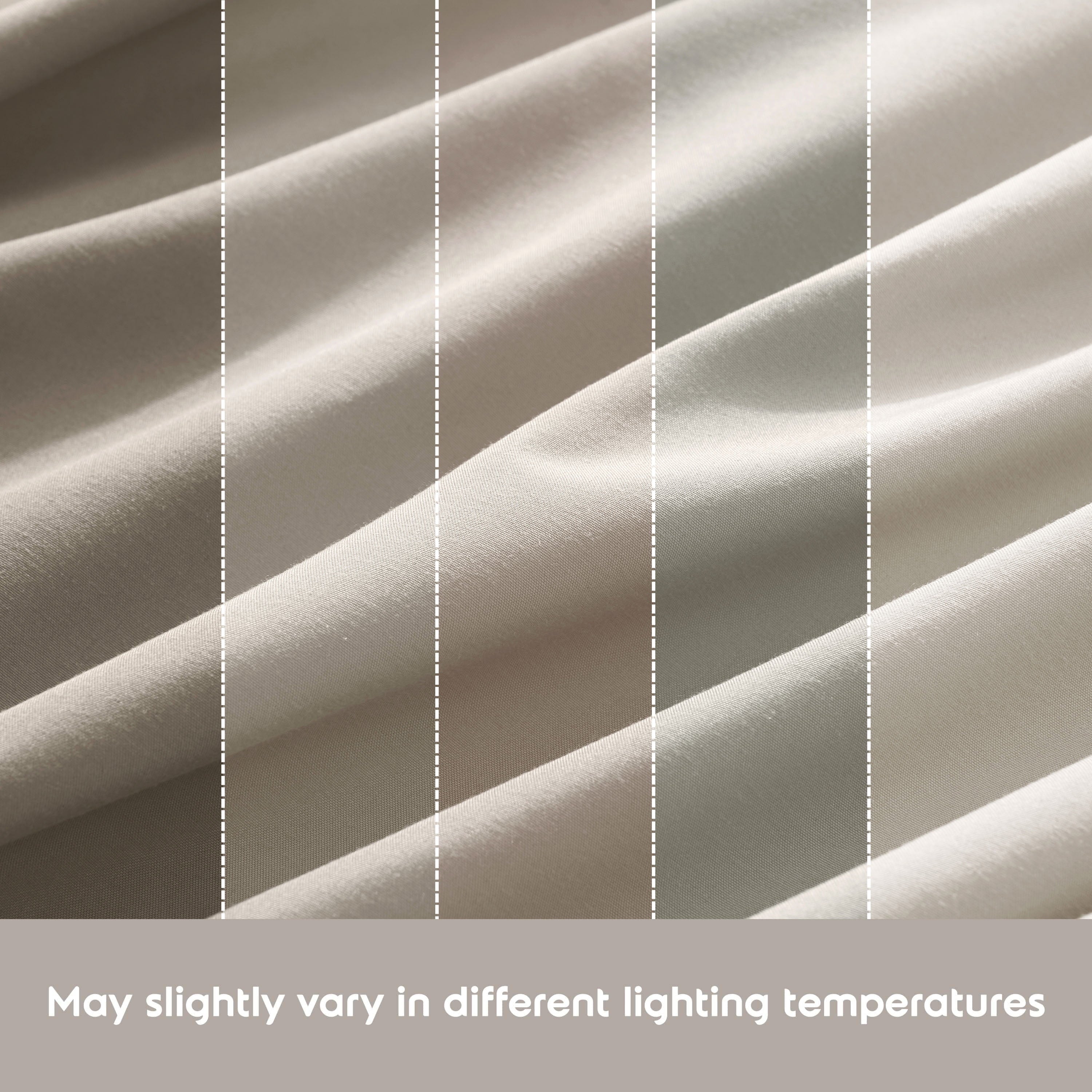 Breathable Luxury King Sheet Sets, 1800 Series Deep Pocket 4 Piece, Luxury Soft Microfiber Bed Sheet Sets, BEIGE CREAM - Premium Ultra-Soft Pillowcase Pair for Sleeping Detail