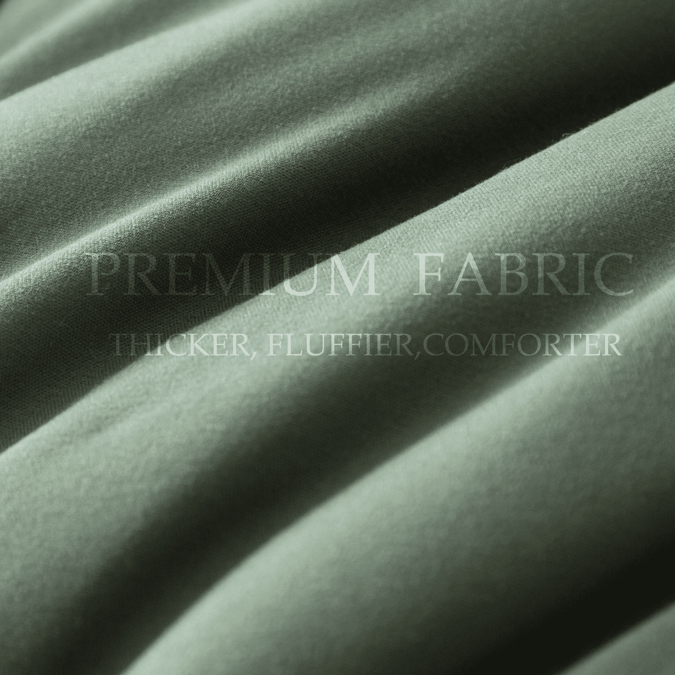All-Season 3-Piece Twin Size Comforter Set, Green Down Alternative Reversible Bedding Set, All-Season Quilted Soft Comforter wit... - Cloud-Like Soft Lightweight Bed Comforter Detail