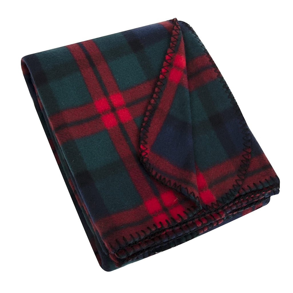Super Soft Flannel Single Plaid Color 60"L x 50"W Fleece Throw Blanket for Fall, Winter, Spring, Summer, Men, Women, Children & Pets in ... - Luxury Knitted Decorative Throw Blanket with Fringes Detail