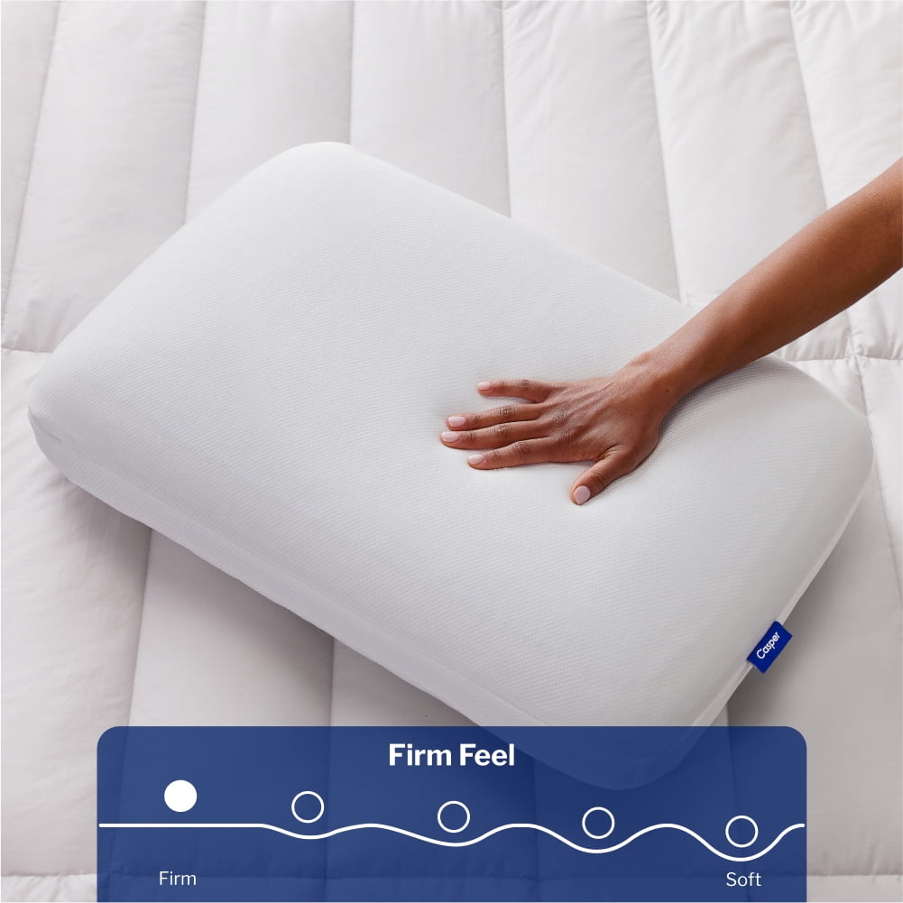 Ergonomic Memory Foam Essential Cooling Foam Pillow, Standard - Decorative Throw Pillow Cushion for Sofa & Bed Detail