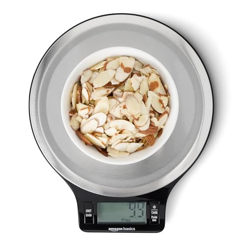 Eco-Friendly Basics Digital Kitchen Scale with LCD Display, Tare Function, Multiple Kit