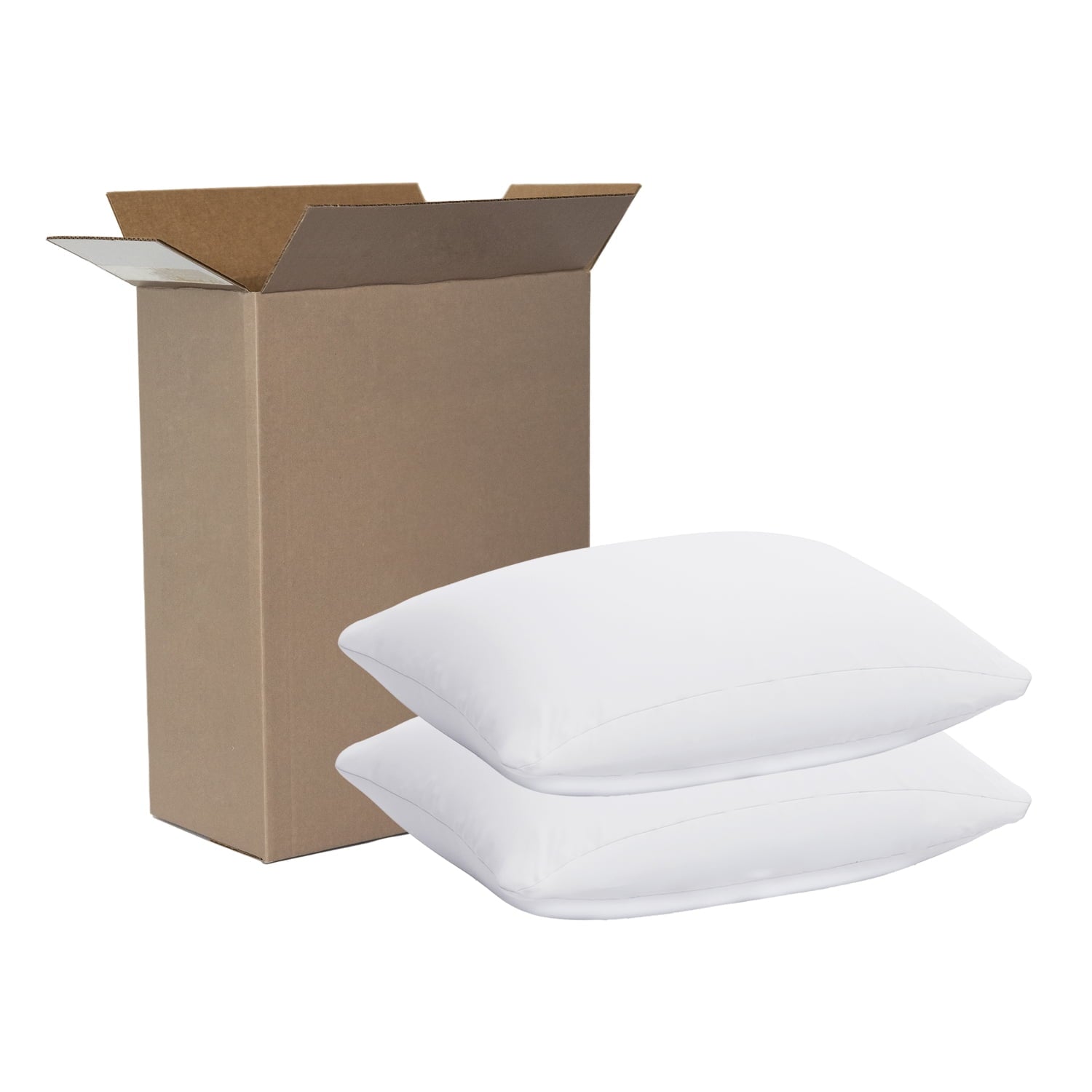 Hotel Collection Allergy Relief Bed Pillows, Standard/Queen - Firm Support, Back and Side Sleeper (2 Count) - Decorative Throw Pillow Cushion for Sofa & Bed Detail