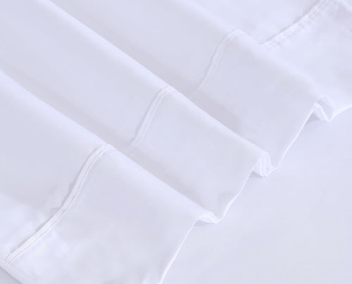 Breathable Luxury Set - Luxurious Silky Soft Microfiber Bedding - Cozy & Comfy - 15 inch Deep Pocket (Fits up to 17") Hotel Bed - 4 Pcs... - Luxury Bed Sheet Set with Deep Pockets Detail