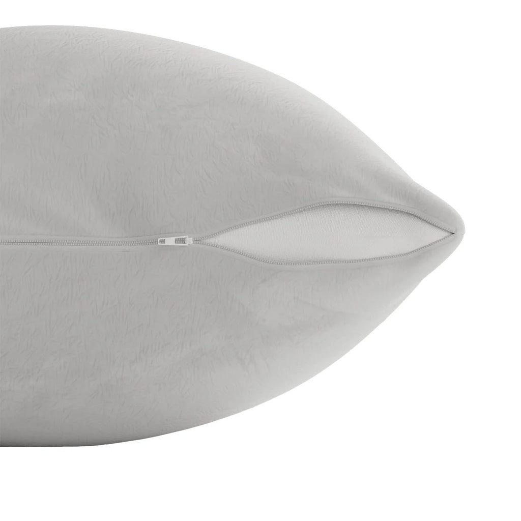 Hotel Collection Huggable Support Bed Pillow, Standard- Soft Velvety Cover, Squishable Comfort (2 Count) - Ergonomic Memory Foam Pillow for Neck Pain Support Detail