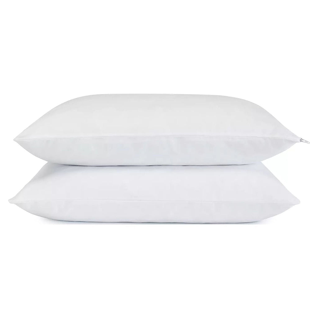 Fluffy Shredded Cooling Gel Memory Foam Bed Pillow, Set of 2 - Ergonomic Memory Foam Pillow for Neck Pain Support Detail