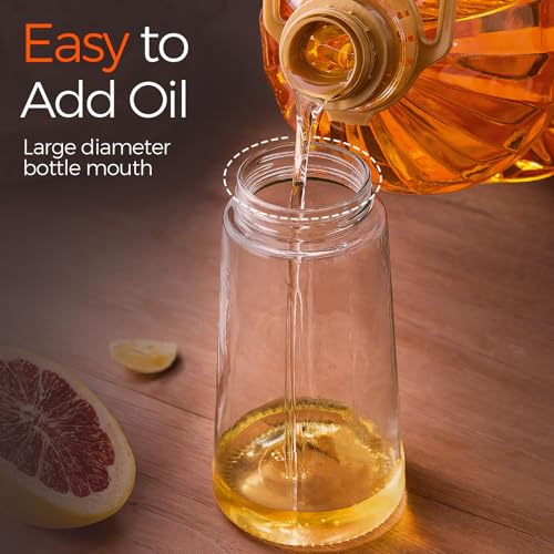 Classic YARRAMATE 16oz/470ml Glass Olive Oil Sprayer for Cooking with Set
