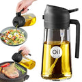 Classic YARRAMATE 16oz/470ml Glass Olive Oil Sprayer for Cooking with Set