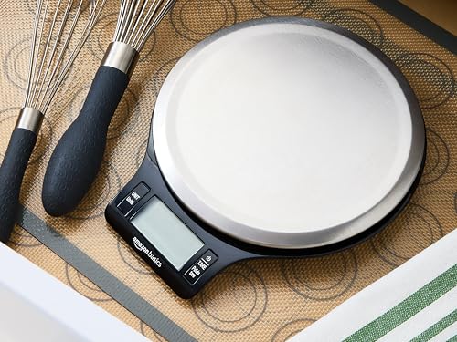 Eco-Friendly Basics Digital Kitchen Scale with LCD Display, Tare Function, Multiple Kit