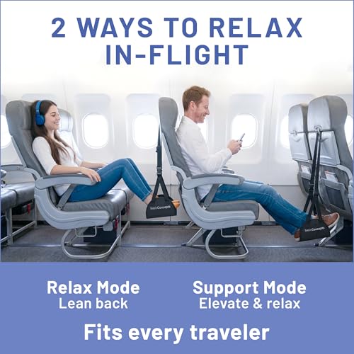 Smart Home BASIC CONCEPTS Airplane Foot Hammock for Plane Kit