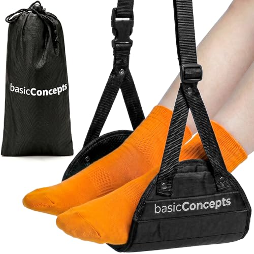 Smart Home BASIC CONCEPTS Airplane Foot Hammock for Plane Kit