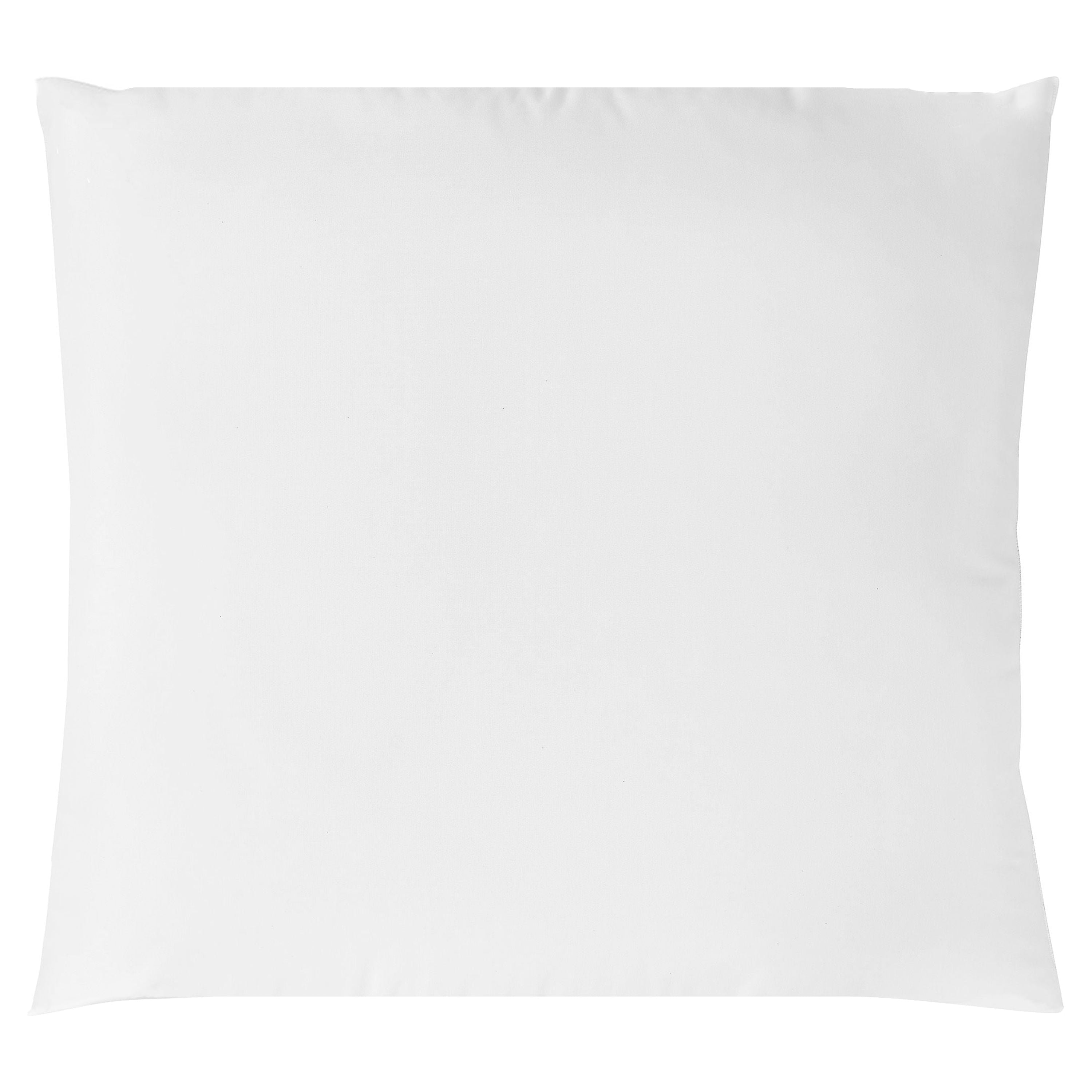 Decorative Plump Cotton Euro Throw Pillow, 26" x 26", White- Allergy Defense Fabric - Hotel Quality Plush Sleeping Pillows Detail