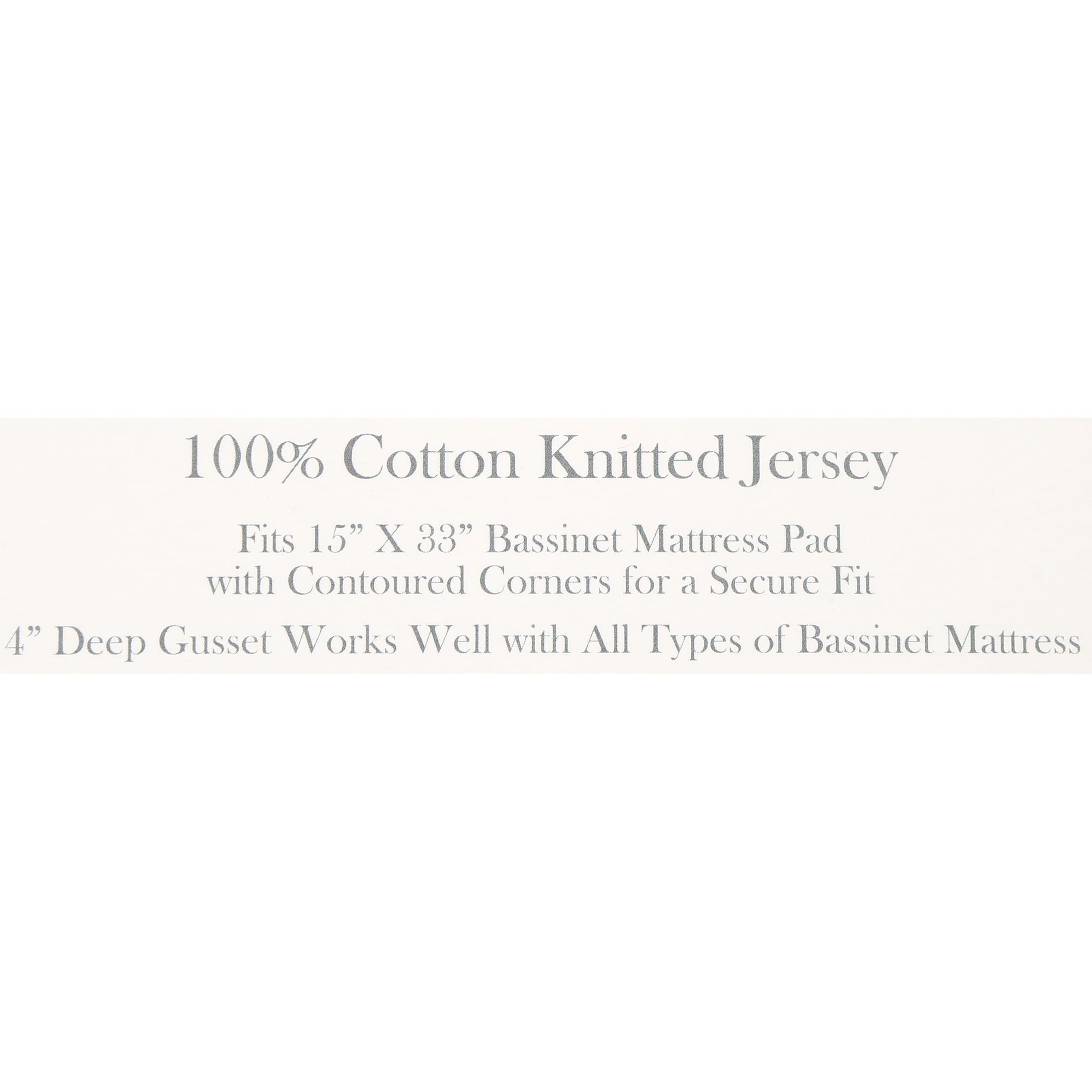 Wrinkle-Resistant TL Care 100% Natural Breathable Cotton Jersey Knit Fitted Bassinet Sheet, White, 15" x 33", Soft Breathable, for Boys... - Cooling Hotel Quality Bedding Sheets and Pillowcases Detail