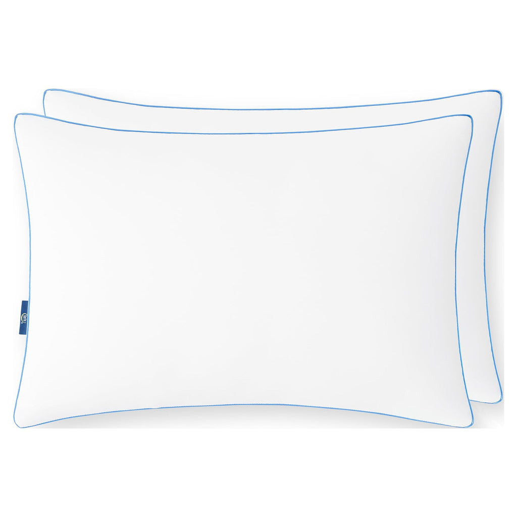 Fluffy Shredded Extra Firm Pillow, Standard/Queen, 2 Pack, Hypoallergenic - Hotel Quality Plush Sleeping Pillows Detail