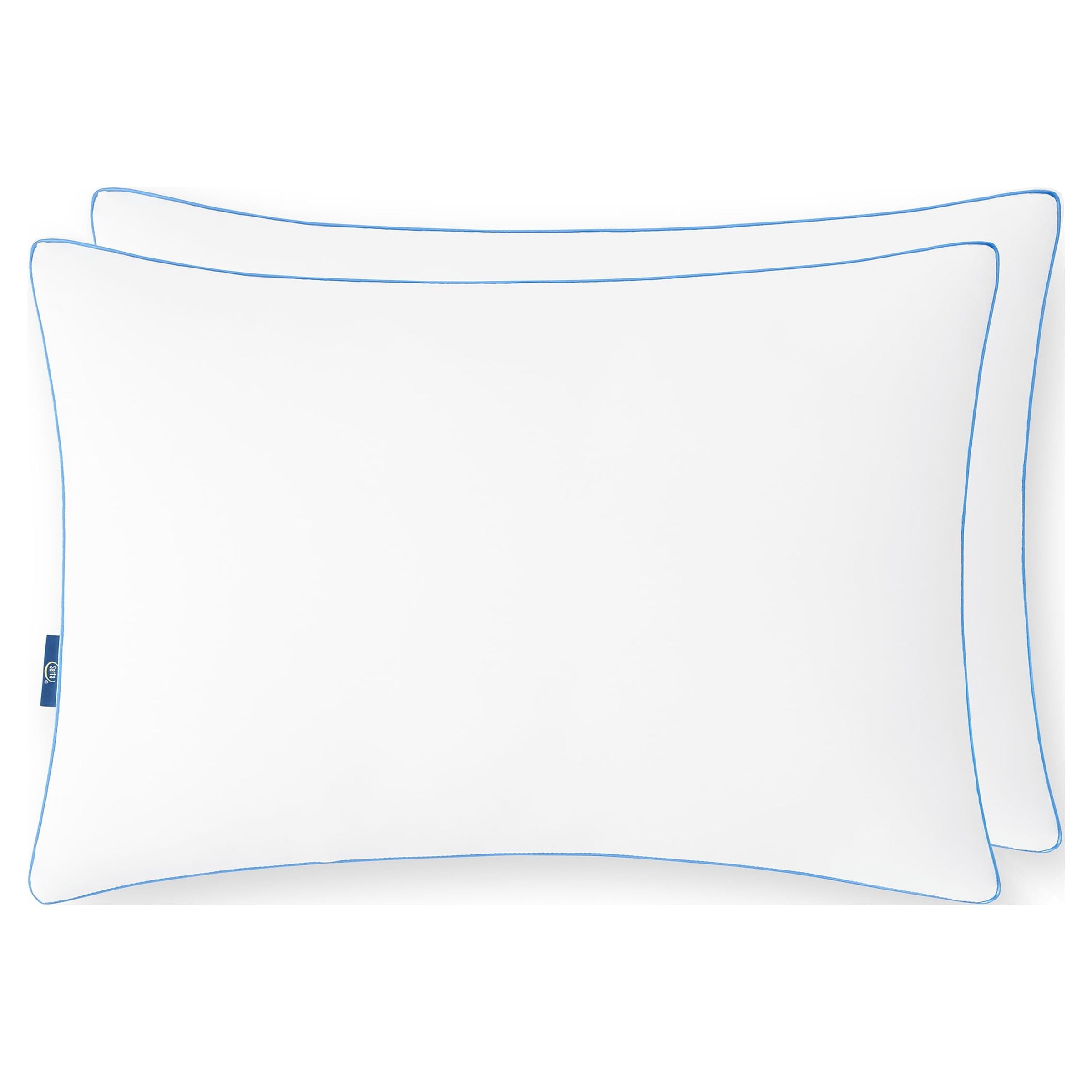 Fluffy Shredded Extra Firm Pillow, Standard/Queen, 2 Pack, Hypoallergenic - Hotel Quality Plush Sleeping Pillows Detail