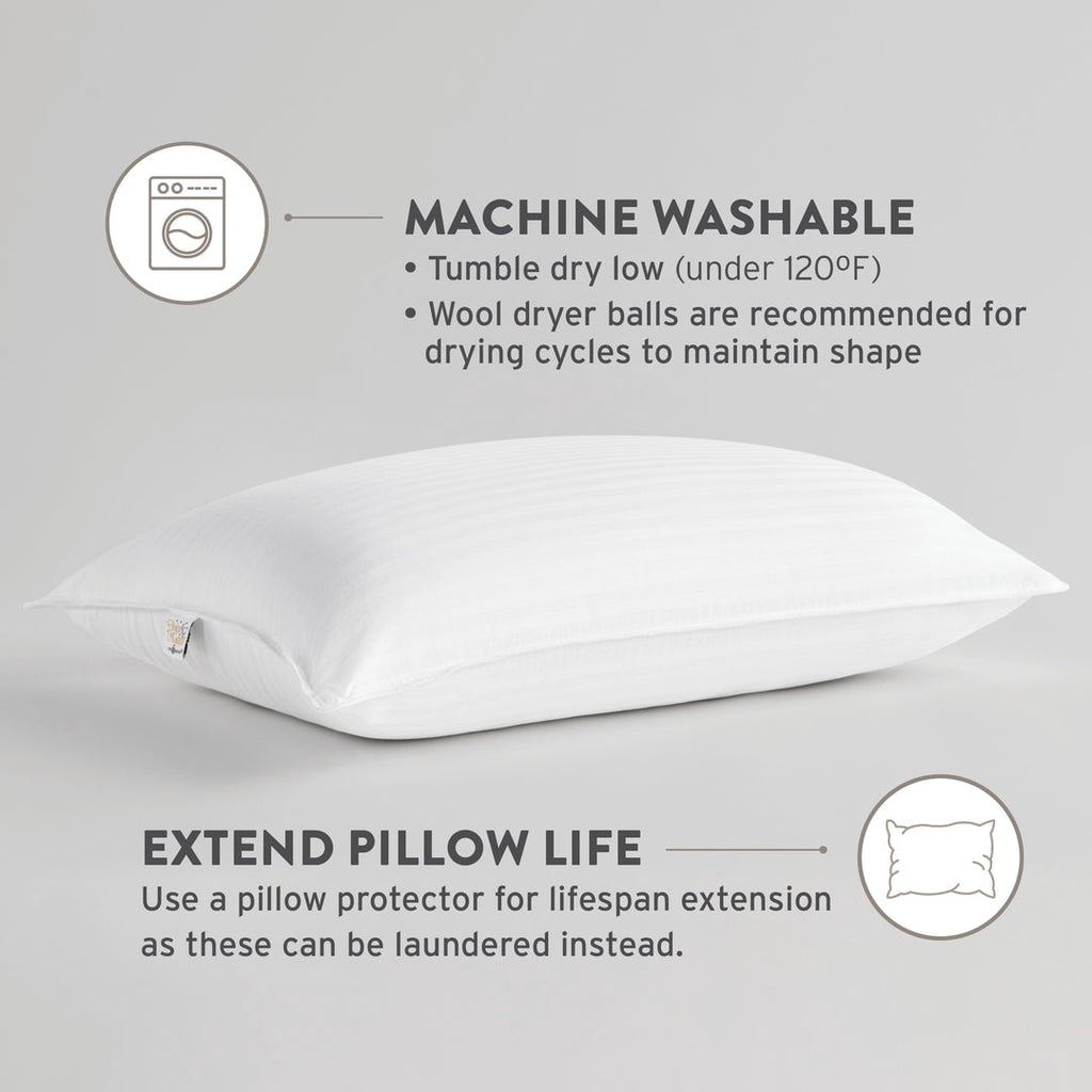 Ergonomic Memory Foam Dolce Notte II Stomach, Side and Back Sleeper Bed Pillow for Sleeping | Hotel and Resort Quality | Hypoallergenic, Do... - Orthopedic Shredded Foam Bed Pillow Set Detail
