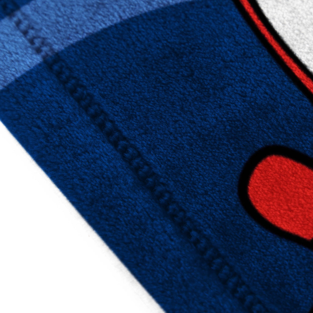 Reversible Sherpa Spidey and His Amazing Friends Kids Plush Twin/Full Blanket, 62 x 90, Microfiber, Blue and Red - Luxury Knitted Decorative Throw Blanket with Fringes Detail